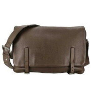 Prada black leather messenger bag Grace Lux